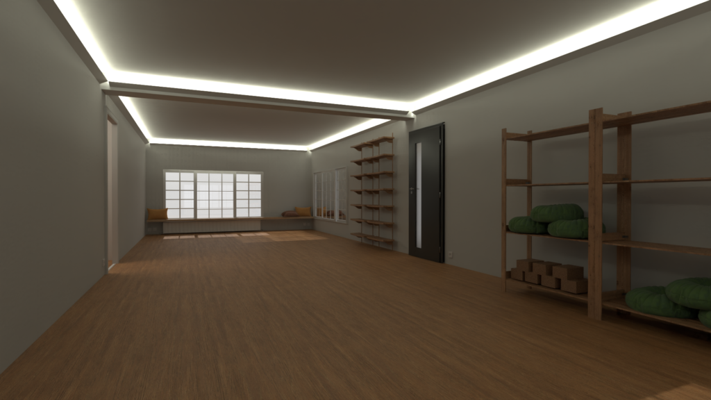 Render des zukünftigen Raumes
